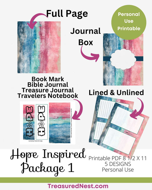 COLOR IN REVERSE - HOPE INSPIRED Package #1
