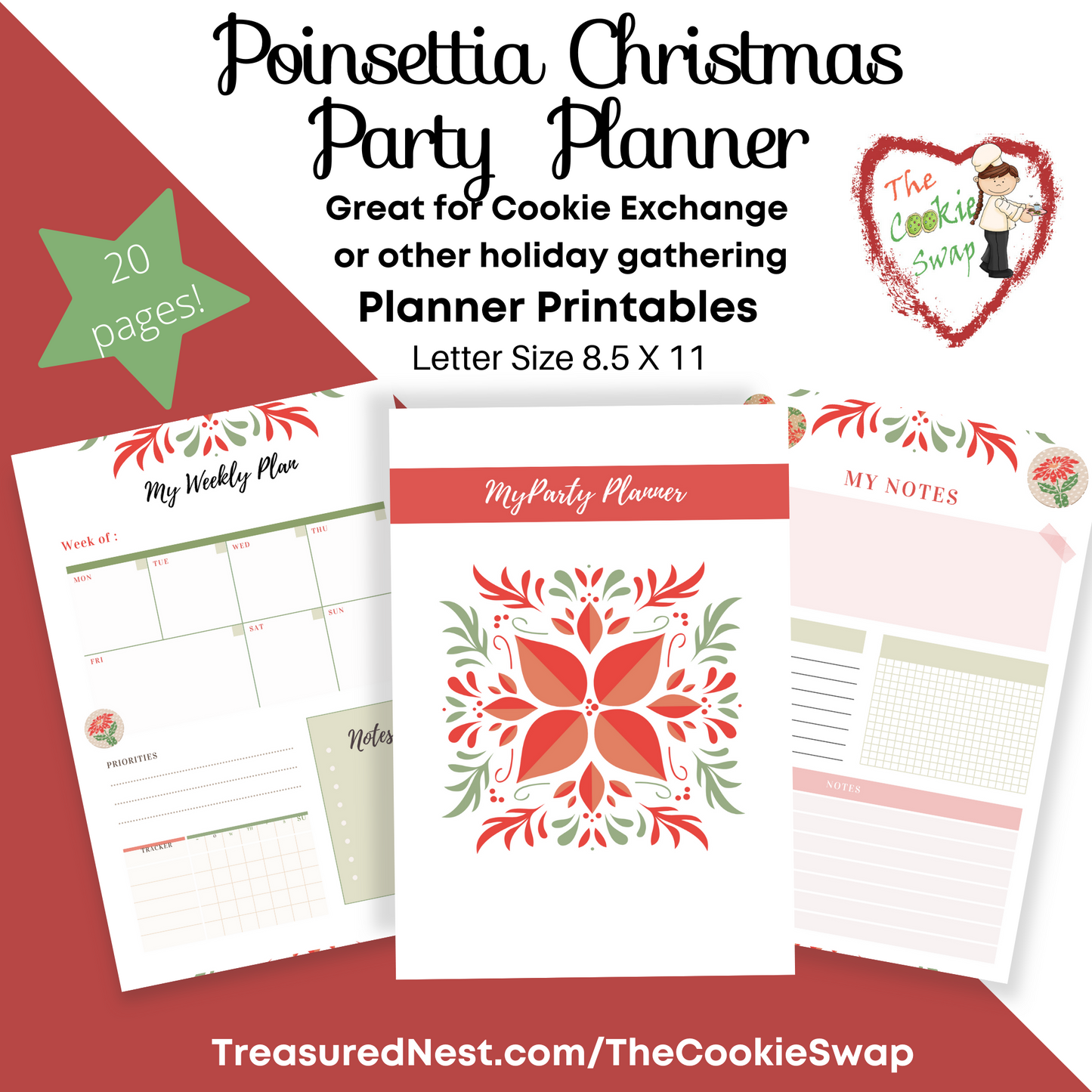 Christmas Party Planner | Cookie Swap | Cookie Exchange